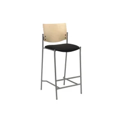 Wood Back Barstool