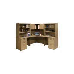 Wood Grain Corner Desk - 42"W