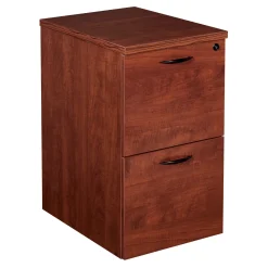 Wood Grain Mobile File Pedestal - 15.5
