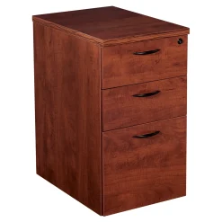 Wood Grain Mobile Pedestal - 15.5"W