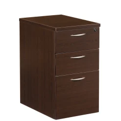 Wood Grain Mobile Pedestal - 15.5