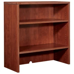 Wood Grain Two Shelf Bookcase Hutch - 35.5