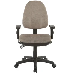 Work Smart Ergonomic Fabric Work Smart Task Chair with Arms