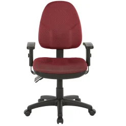 Work Smart Ergonomic Fabric Work Smart Task Chair with Arms