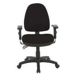Work Smart Ergonomic Fabric Work Smart Task Chair with Arms