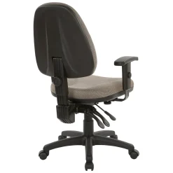 Work Smart Ergonomic Fabric Work Smart Task Chair with Arms