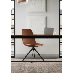 Zoso Four-Prong Faux Leather Chair